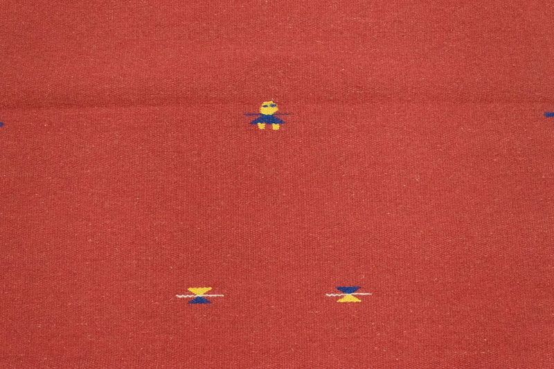 Dywan Kelim - modny - 180 x 120 cm - czerwony