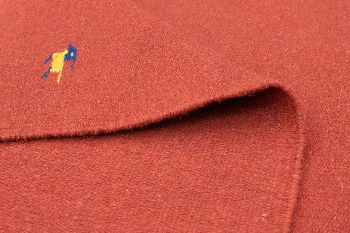 Dywan Kelim - modny - 180 x 120 cm - czerwony