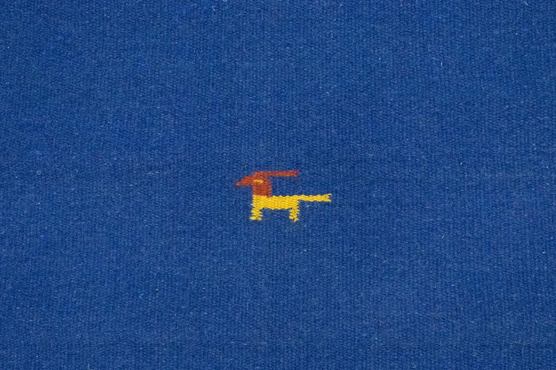 Dywan Kelim - modny - 180 x 120 cm - niebieski