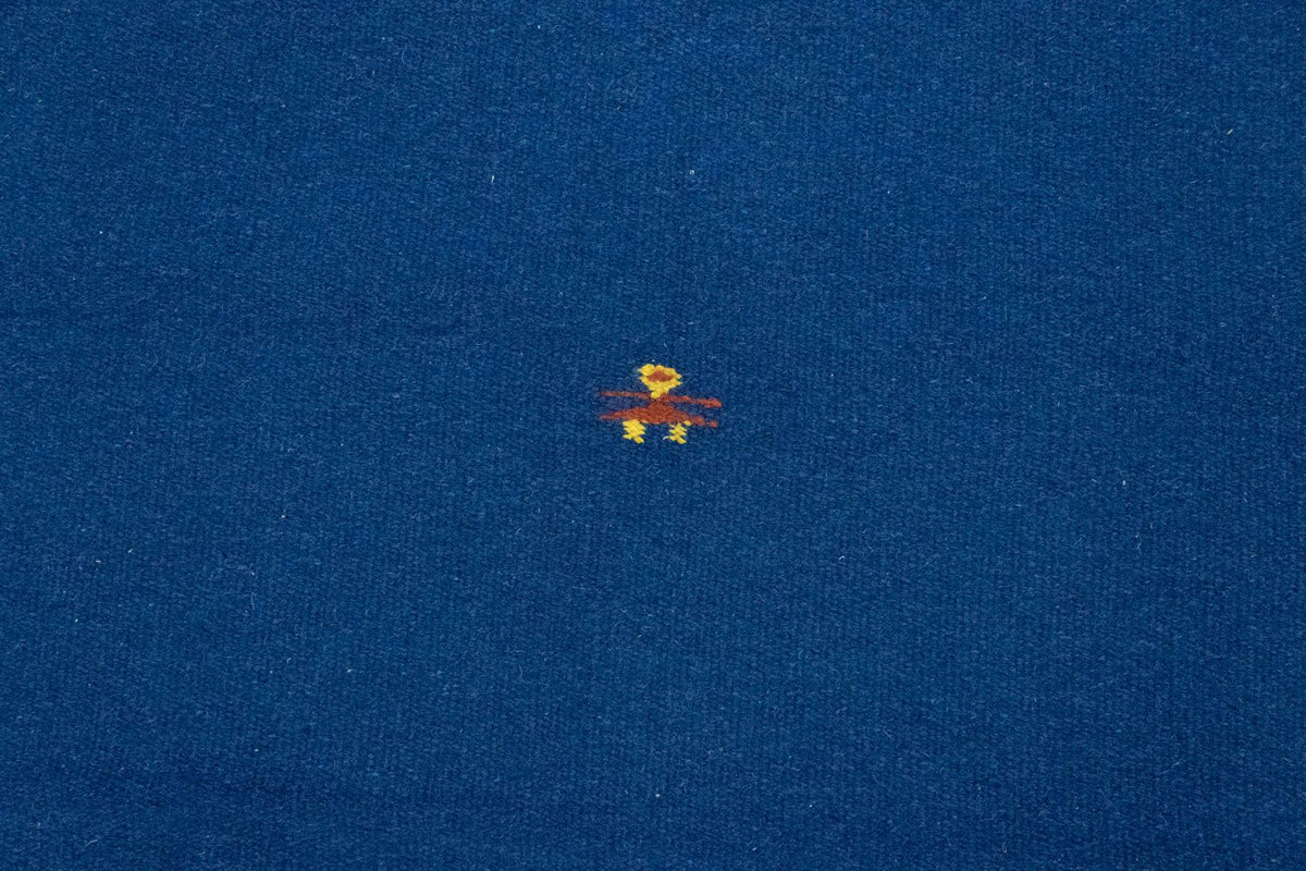 Dywan Kelim - modny - 180 x 120 cm - niebieski