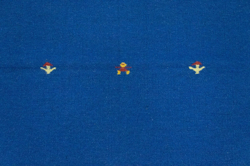 Dywan Kelim - modny - 180 x 120 cm - niebieski