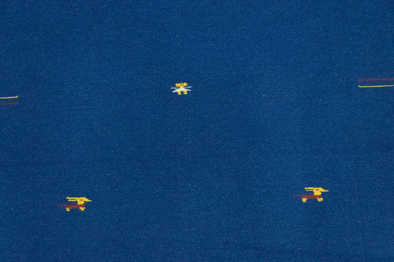 Dywan Kelim - modny - 180 x 120 cm - niebieski