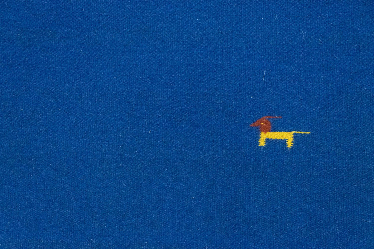 Dywan Kelim - modny - 180 x 120 cm - niebieski