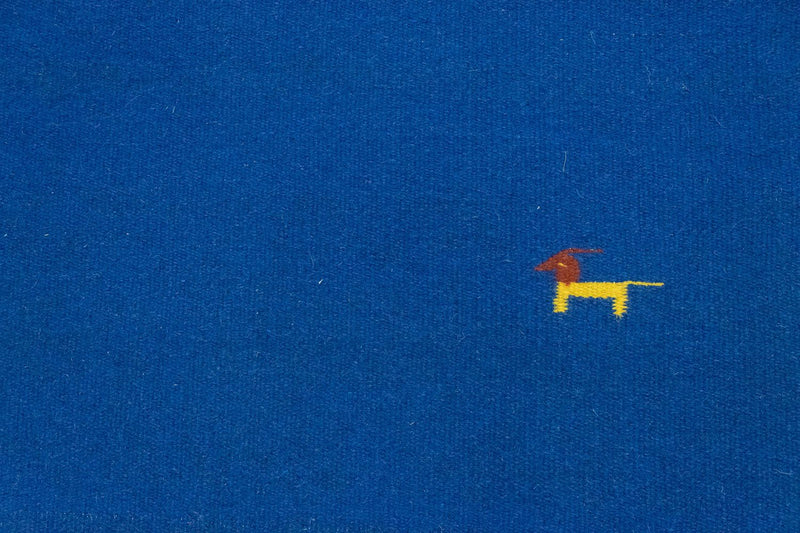 Dywan Kelim - modny - 180 x 120 cm - niebieski