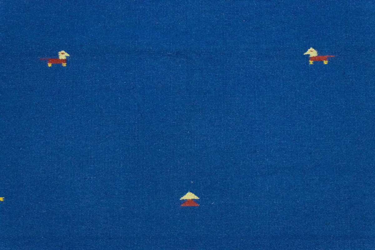 Dywan Kelim - modny - 180 x 120 cm - niebieski