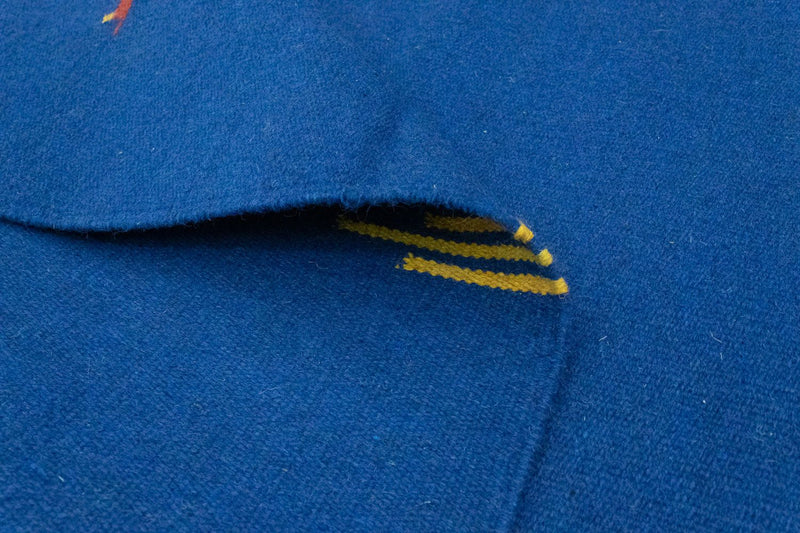 Dywan Kelim - modny - 180 x 120 cm - niebieski