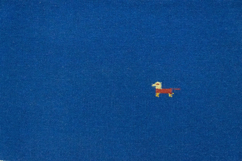 Dywan Kelim - modny - 180 x 120 cm - niebieski