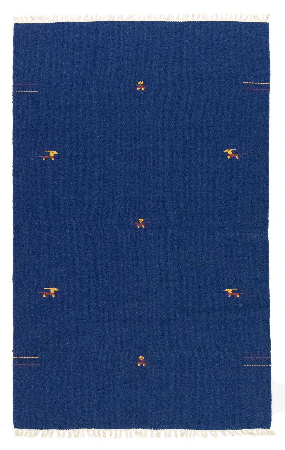 Dywan Kelim - modny - 180 x 120 cm - niebieski