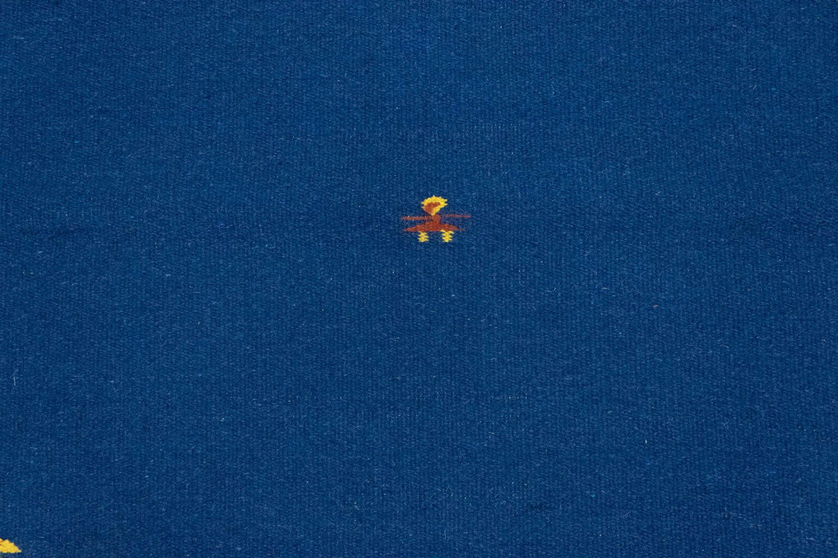 Dywan Kelim - modny - 180 x 120 cm - niebieski