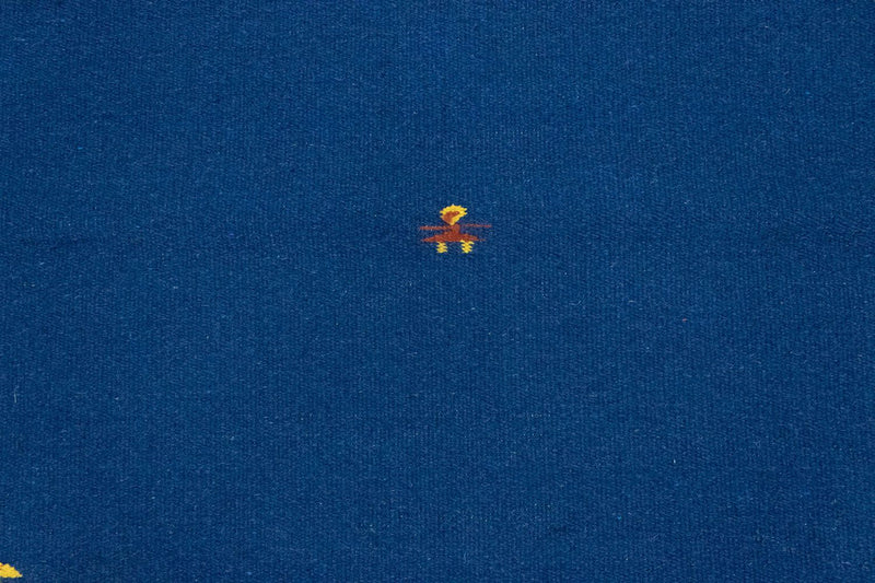 Dywan Kelim - modny - 180 x 120 cm - niebieski