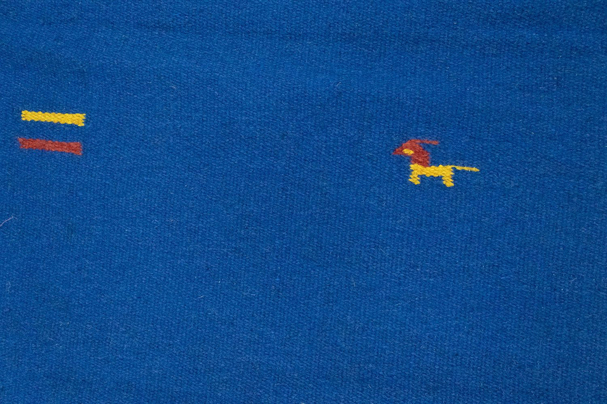 Dywan Kelim - modny - 180 x 120 cm - niebieski