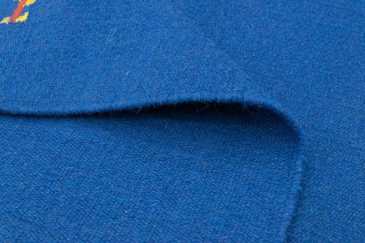 Dywan Kelim - modny - 180 x 120 cm - niebieski