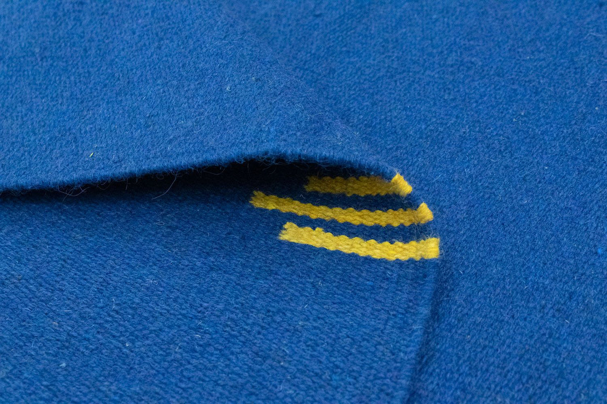 Dywan Kelim - modny - 180 x 120 cm - niebieski