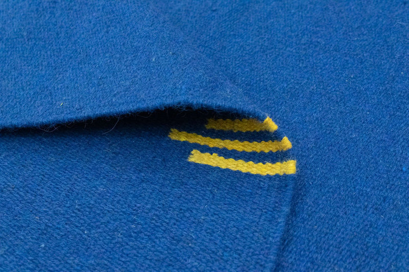 Dywan Kelim - modny - 180 x 120 cm - niebieski