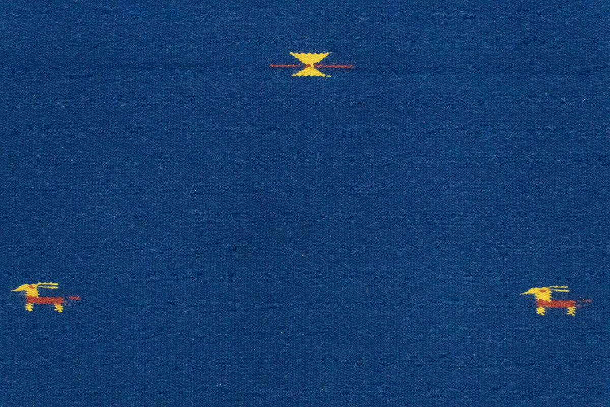 Dywan Kelim - modny - 180 x 120 cm - niebieski