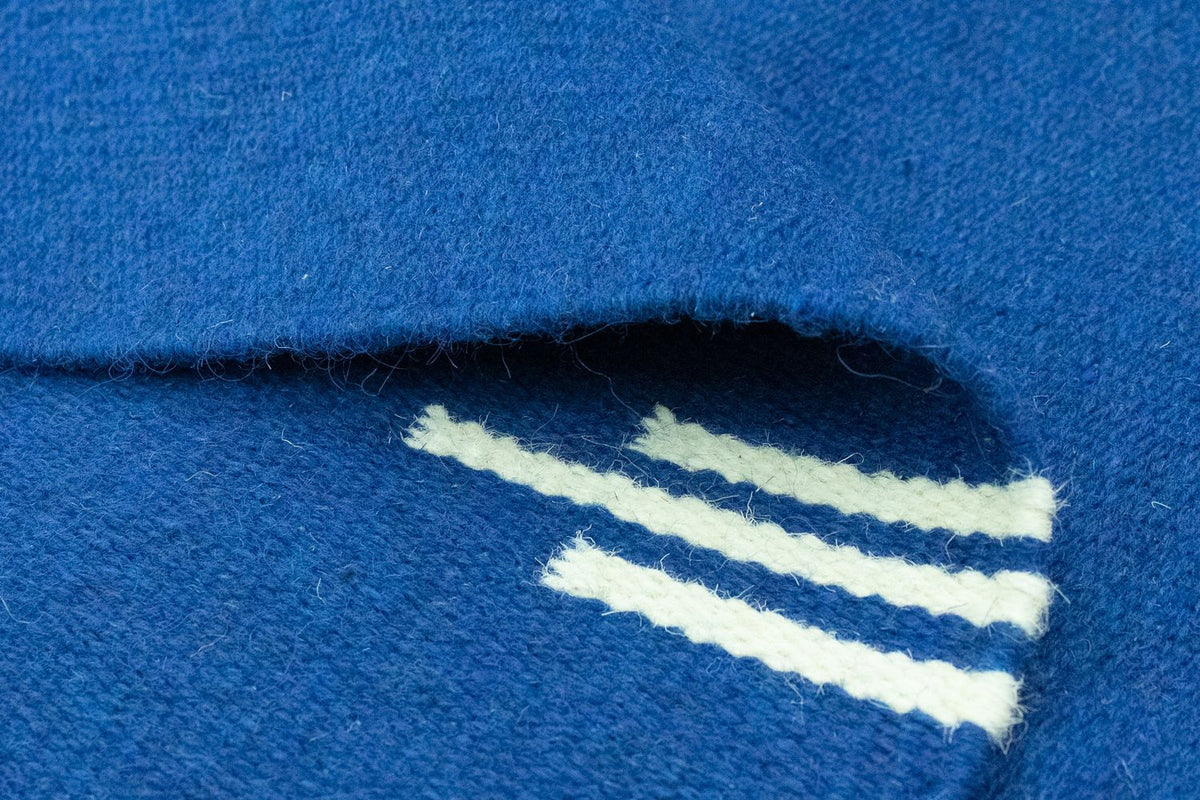 Dywan Kelim - modny - 180 x 120 cm - niebieski