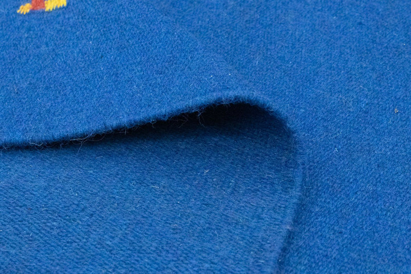 Dywan Kelim - modny - 180 x 120 cm - niebieski