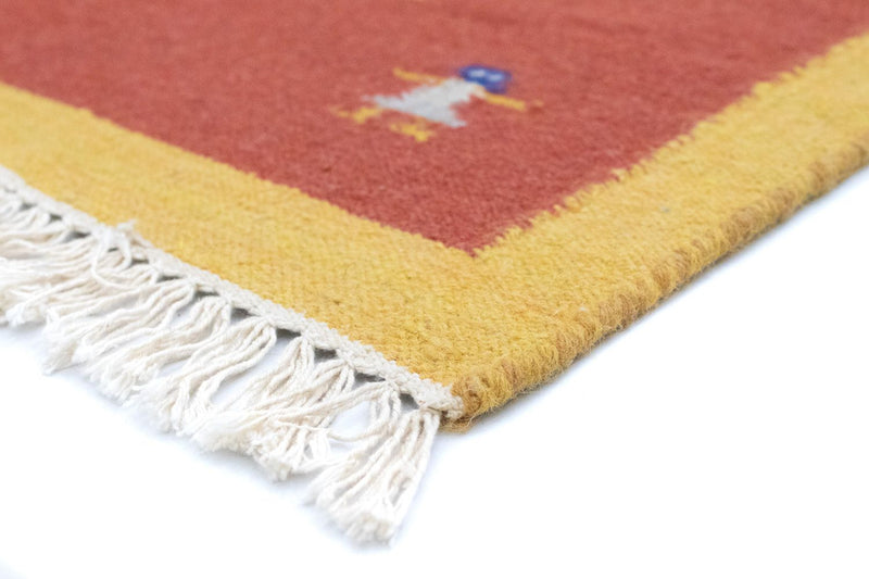 Dywan Kelim - modny - 200 x 140 cm - niebieski