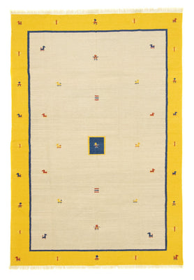 Dywan Kelim - modny - 300 x 200 cm - beżowy