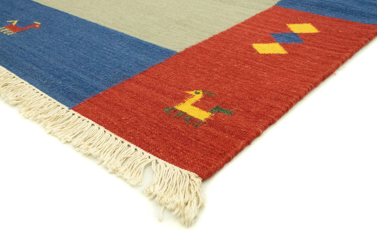 Dywan Kelim - modny - 300 x 200 cm - zielona