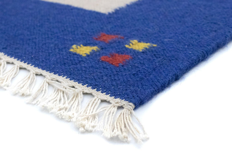 Dywan Kelim - modny - 180 x 120 cm - beżowy