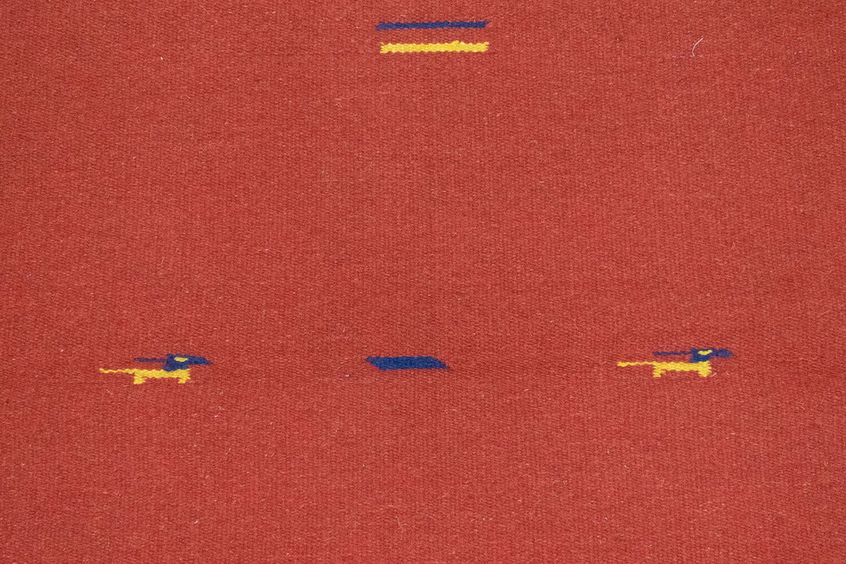 Dywan Kelim - modny - 180 x 120 cm - czerwony