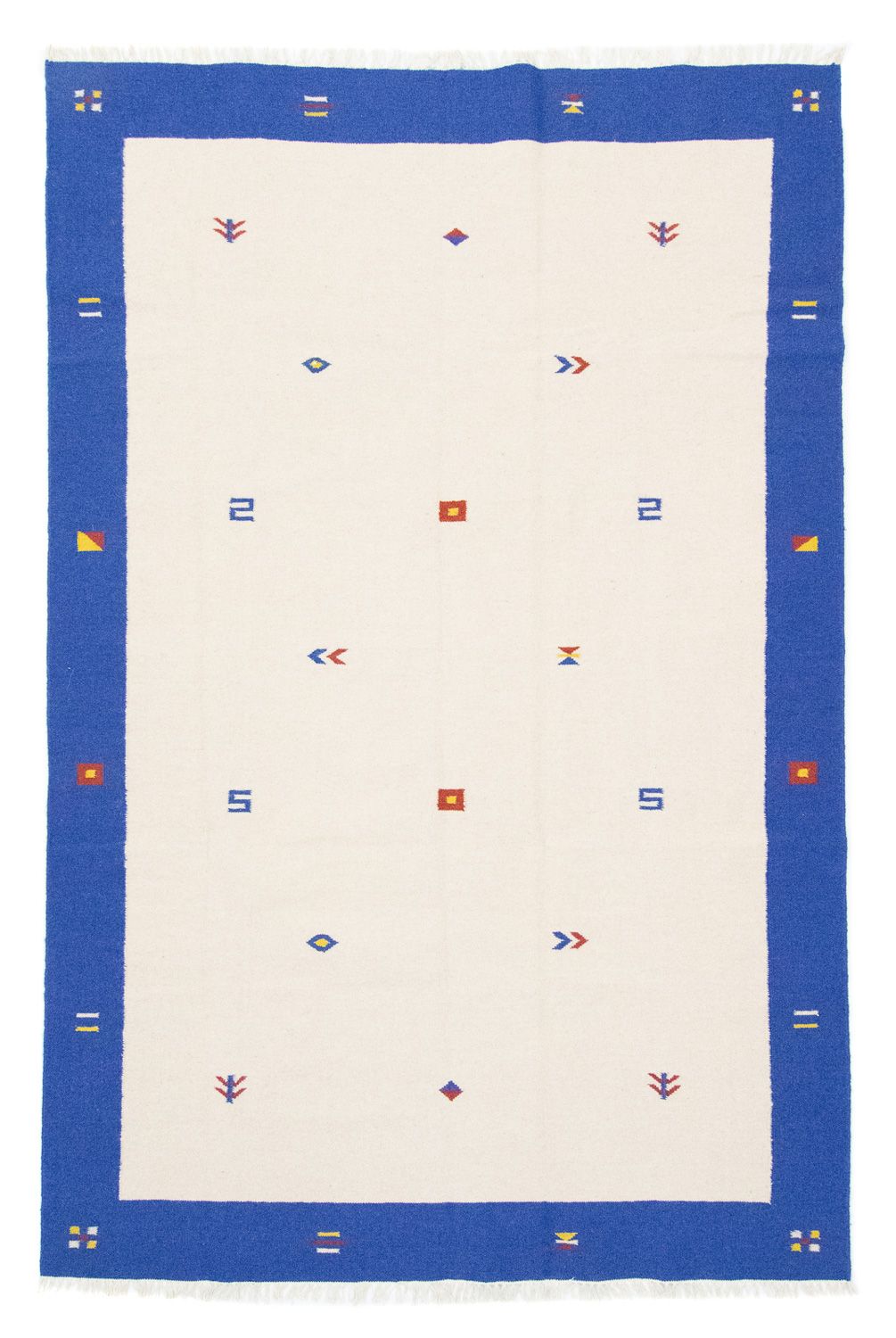 Dywan Kelim - modny - 300 x 200 cm - beżowy