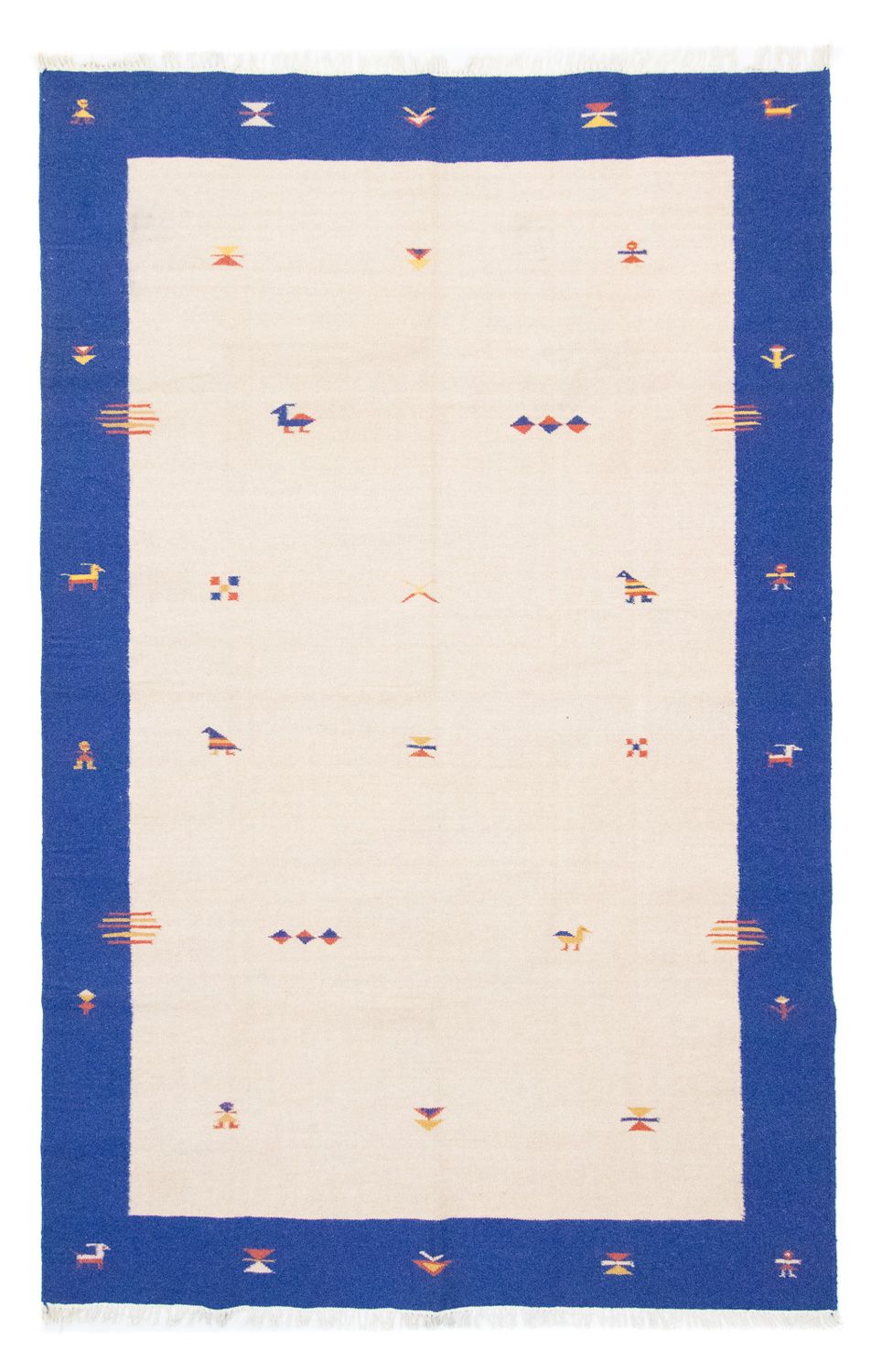 Dywan Kelim - modny - 300 x 200 cm - beżowy