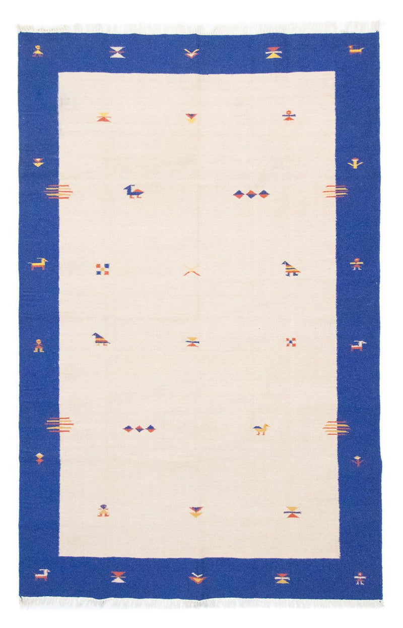 Dywan Kelim - modny - 300 x 200 cm - beżowy