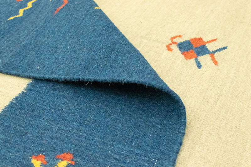 Dywan Kelim - modny - 300 x 200 cm - beżowy