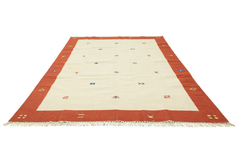 Dywan Kelim - modny - 300 x 200 cm - beżowy