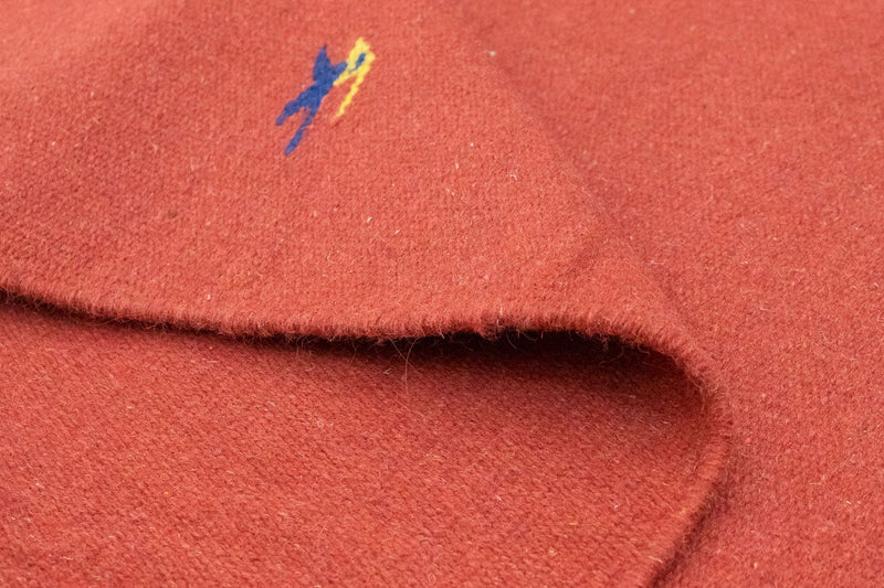 Dywan Kelim - modny - 180 x 120 cm - czerwony