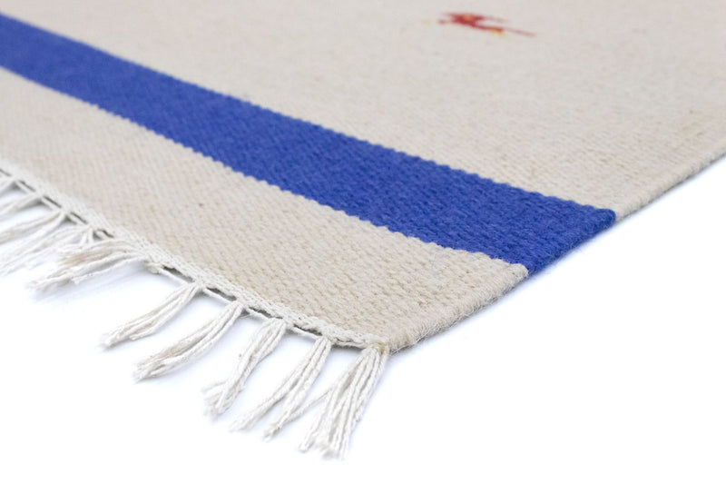 Dywan Kelim - modny - 180 x 120 cm - beżowy