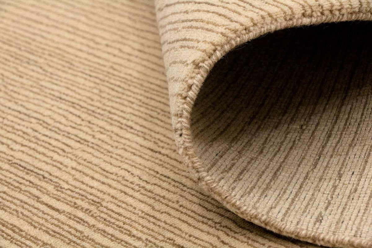 Dywan wełniany - 178 x 118 cm - beżowy