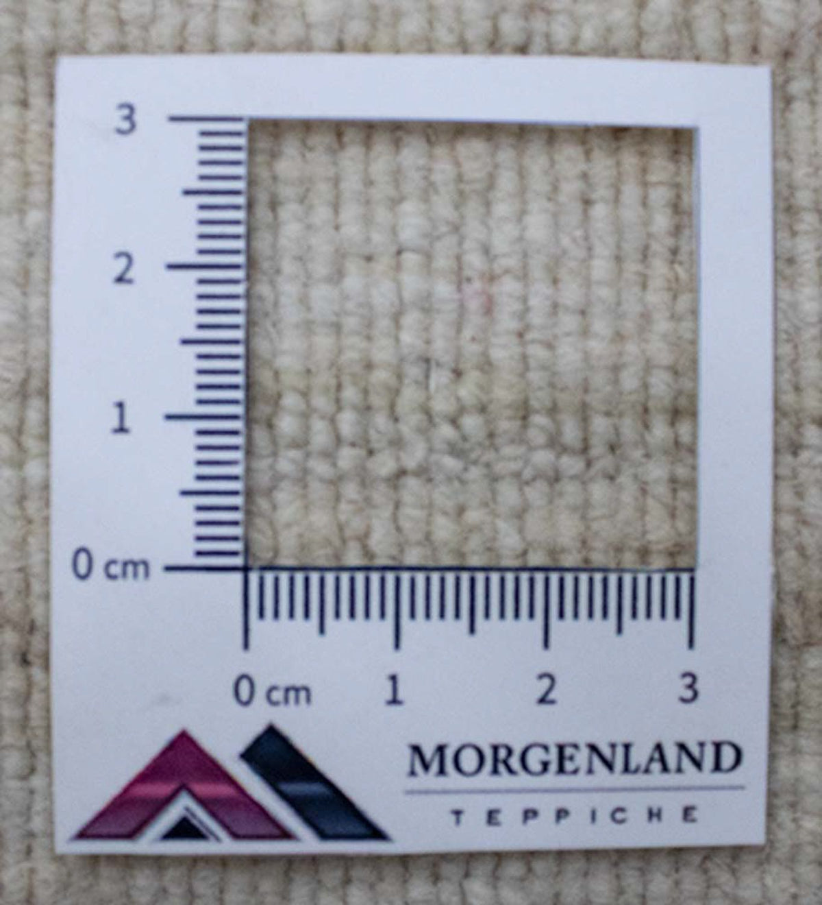 Dywan wełniany - 89 x 55 cm - beżowy