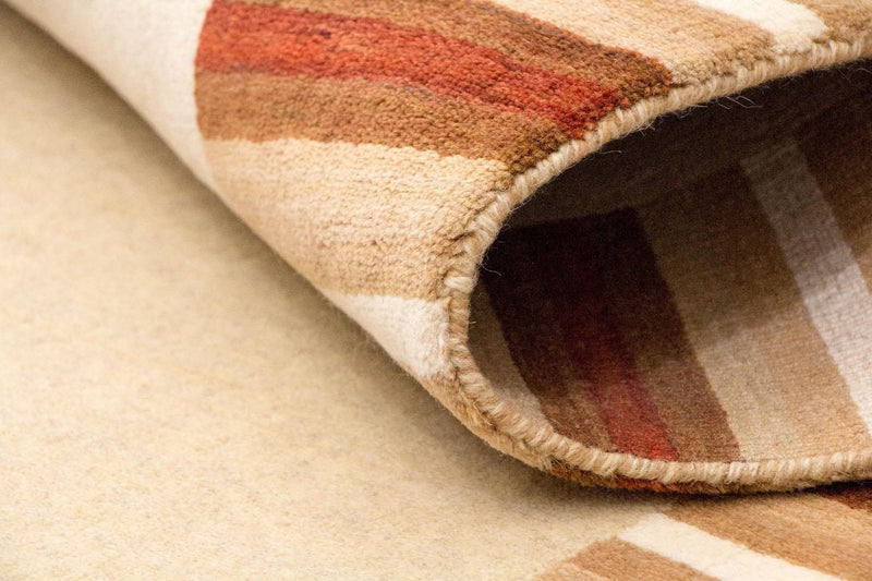 Dywan wełniany - 177 x 116 cm - beżowy