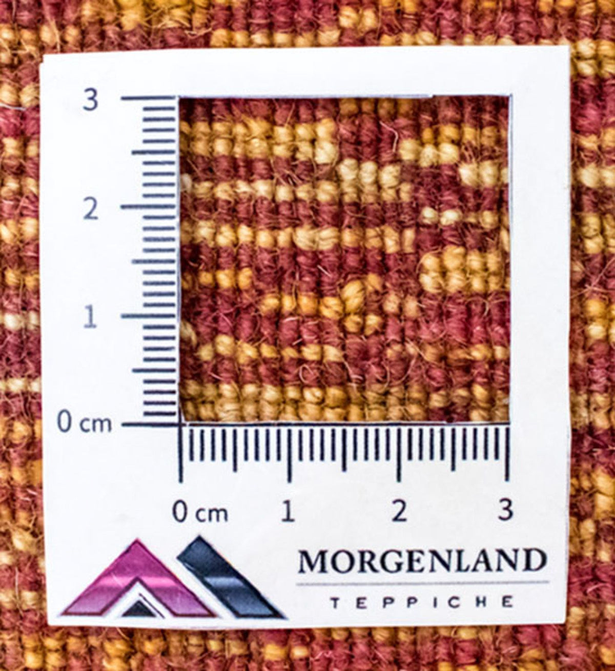 Dywan wełniany - 136 x 72 cm - brązowy