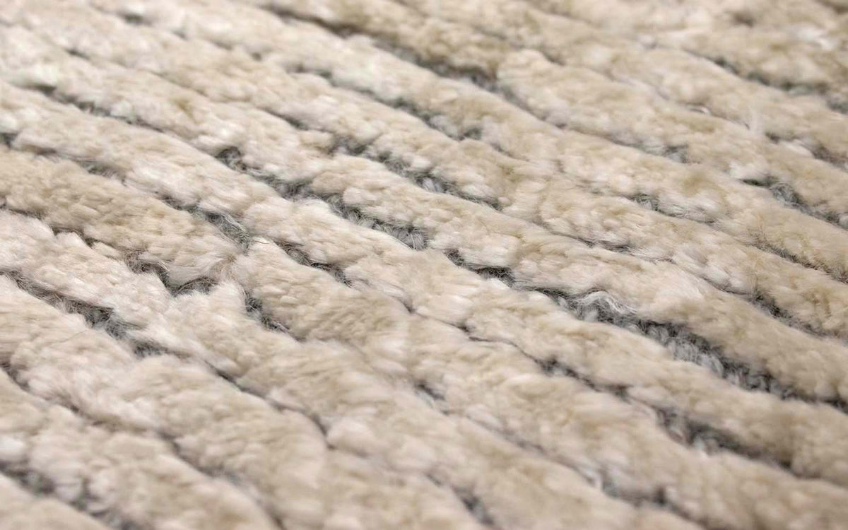 Dywan wiskozowy - 95 x 66 cm - beżowy