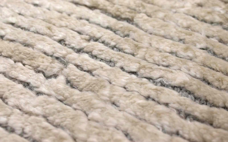 Dywan wiskozowy - 95 x 66 cm - beżowy