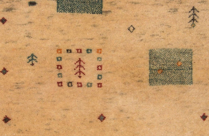 Dywan Gabbeh - Loribaft Perski - 200 x 146 cm - beżowy