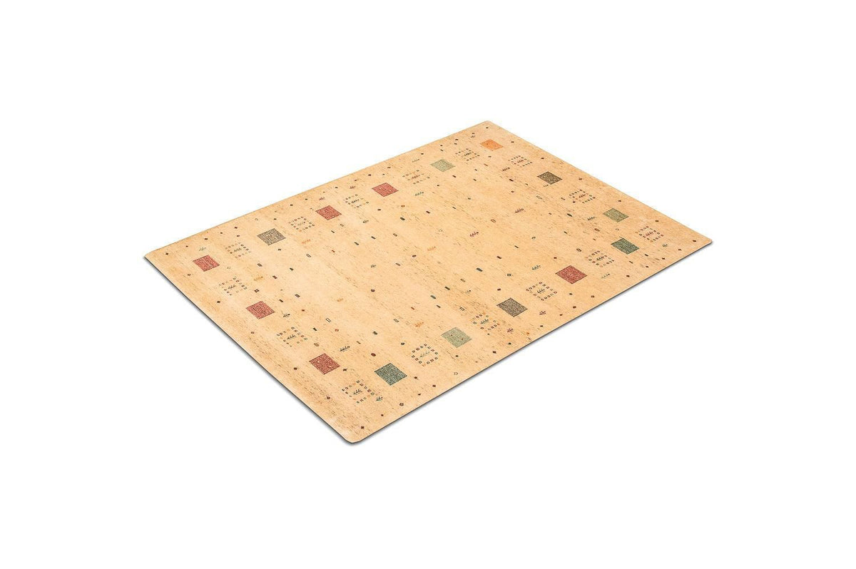 Dywan Gabbeh - Loribaft Perski - 200 x 146 cm - beżowy