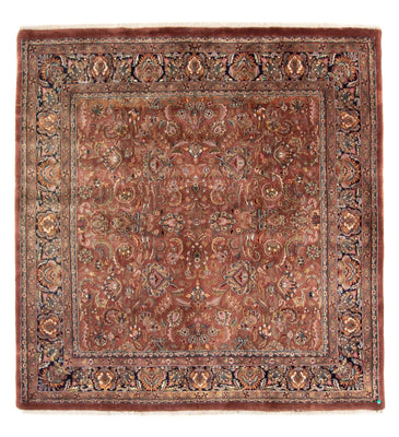 Orientalny dywan - Bijar - Indus kwadratowy  - 200 x 200 cm - rdza