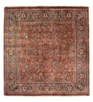 Orientalny dywan - Bijar - Indus kwadratowy  - 200 x 200 cm - rdza