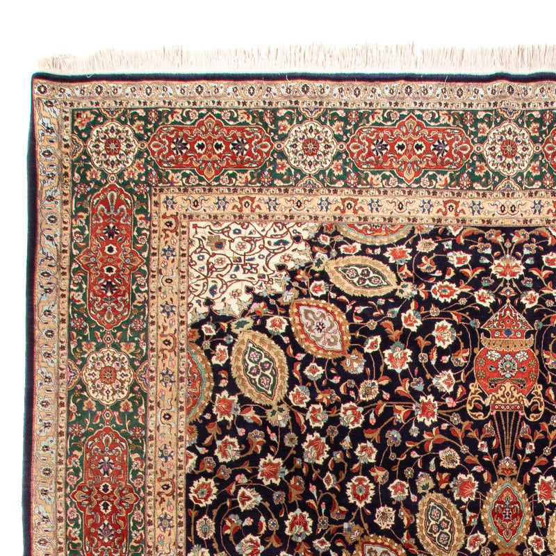 Dywan perski - Klasyczny - 399 x 293 cm - ciemnoniebieski