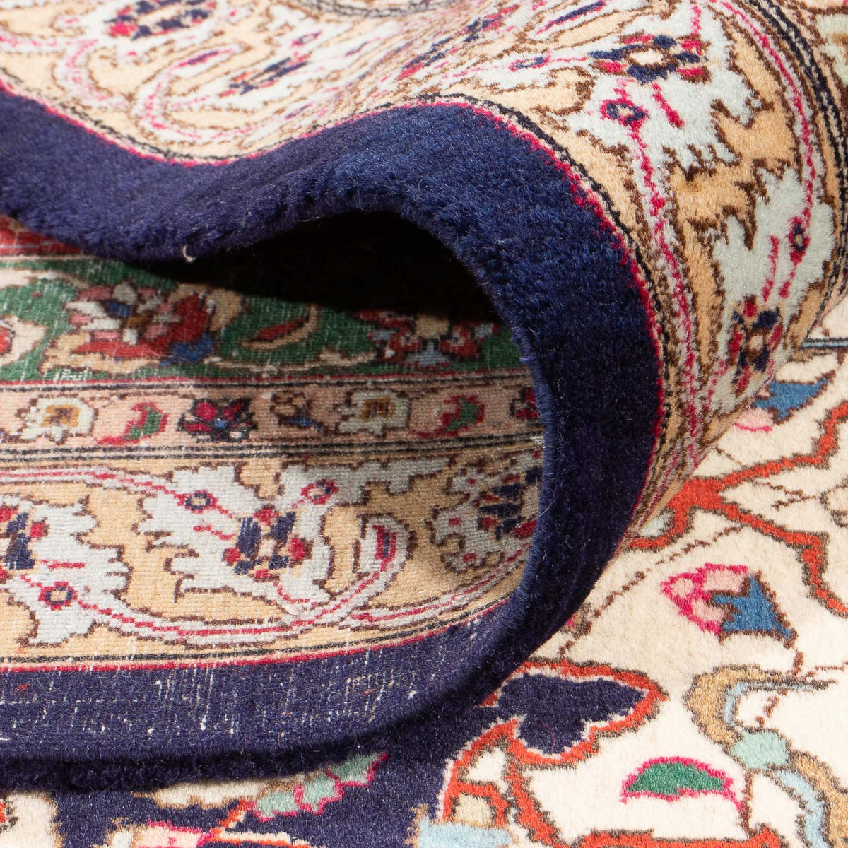 Dywan perski - Klasyczny - 399 x 293 cm - ciemnoniebieski