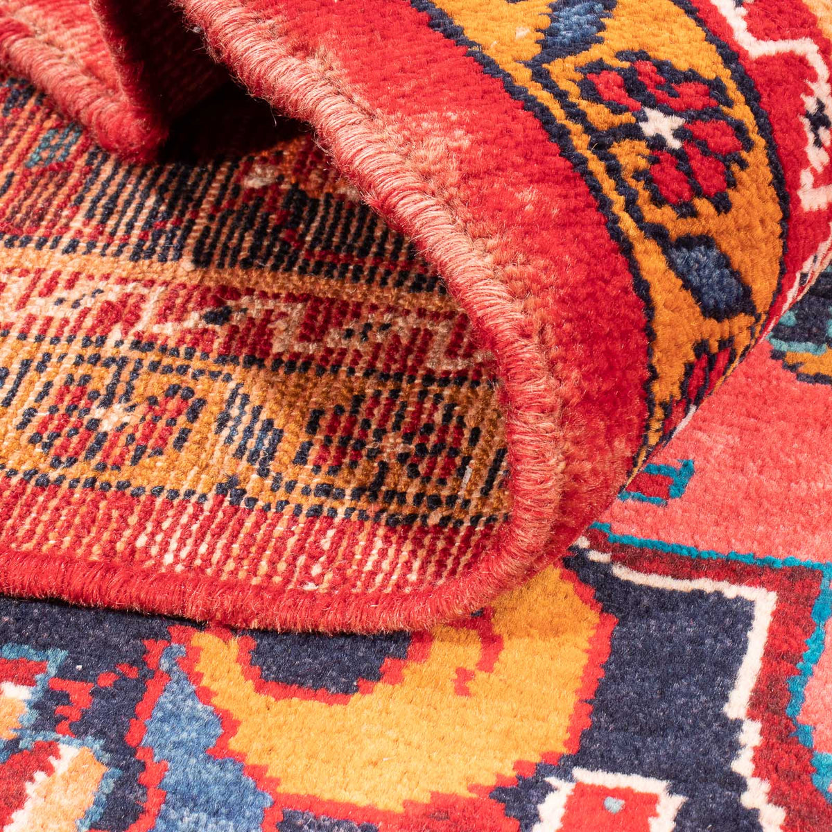 Perski dywan - Nomadyczny - 341 x 242 cm - czerwony