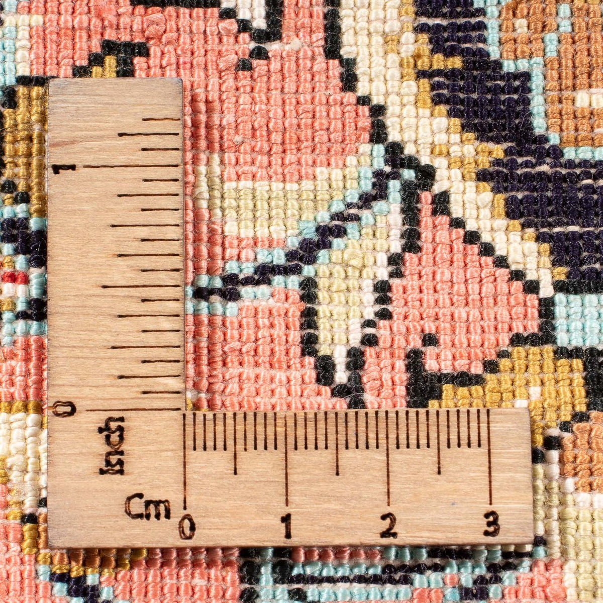 Jedwabny dywan - Ghom Silk - Premium - 80 x 60 cm - czerwony