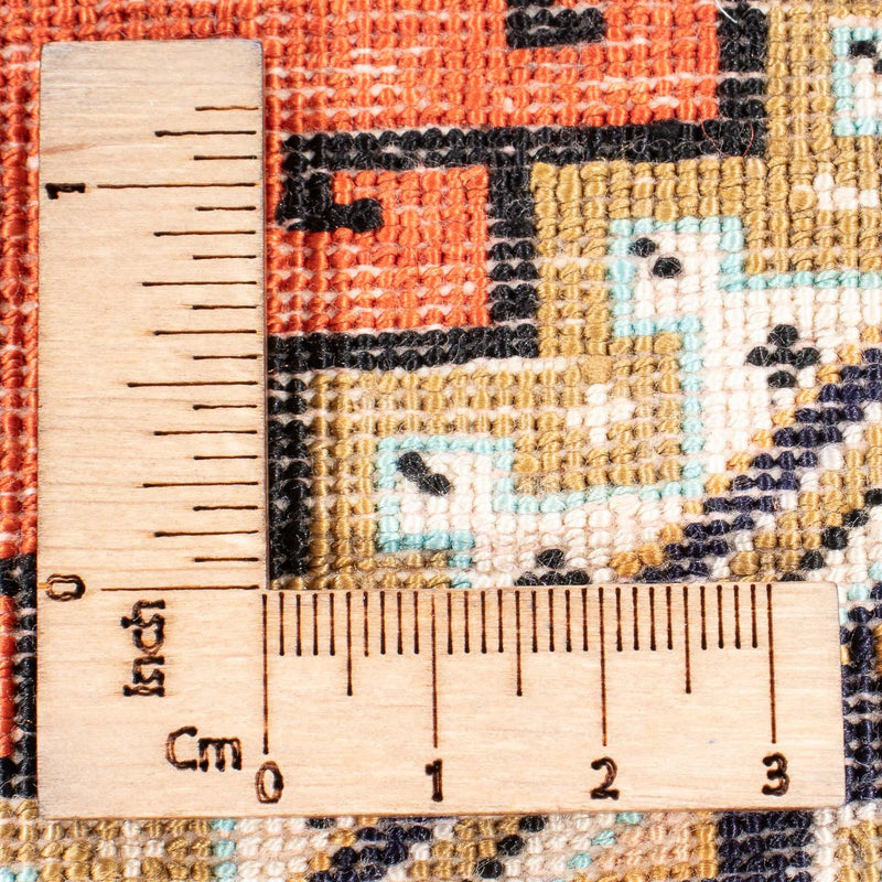 Jedwabny dywan - Ghom Silk - Premium - 77 x 56 cm - pomarańczowy