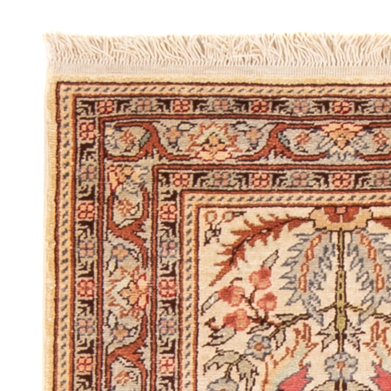 Orientalny dywan - Hereke - 58 x 39 cm - beżowy