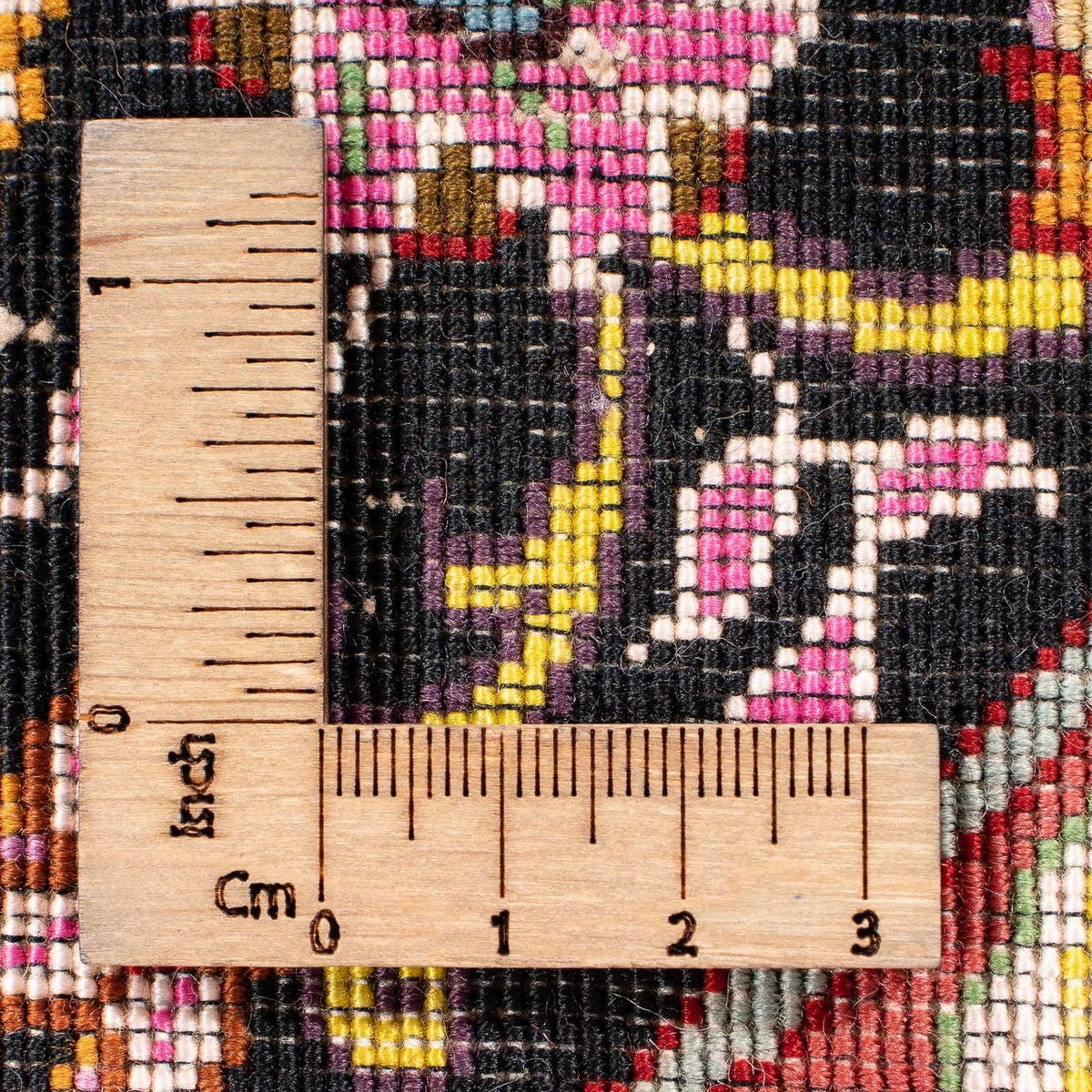 Dywan perski - Tabriz - Królewski owalny  - 68 x 48 cm - czarny